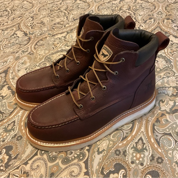 New Irish Setter The Ashby 6” Leather Safety Toe Boots 11 D